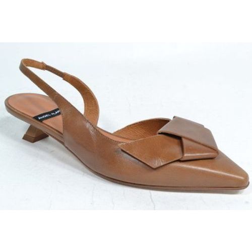 ANGEL ALARCON Sling-back Cognac
