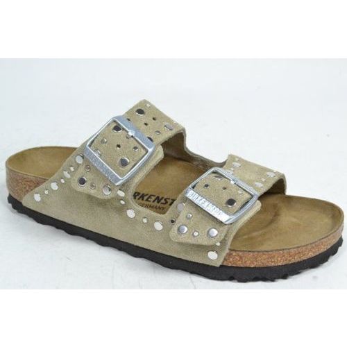 BIRKENSTOCK Muil/Slipper Taupe/Vison BIRKENSTOCK Muil/Slipper Taupe/Vison