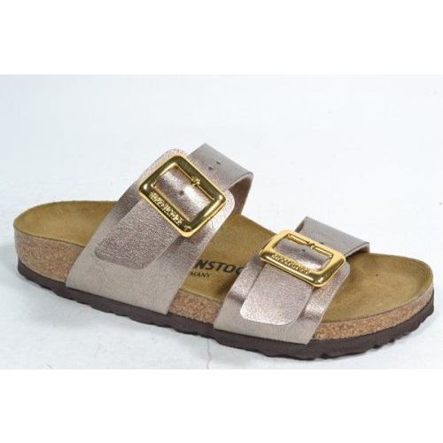 BIRKENSTOCK Muil/Slipper Taupe/Vison BIRKENSTOCK Muil/Slipper Taupe/Vison