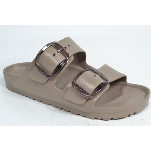 BIRKENSTOCK Muil/Slipper Taupe/Vison BIRKENSTOCK Muil/Slipper Taupe/Vison