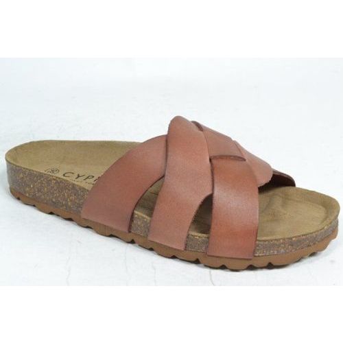 CYPRES Muil/Slipper Cognac