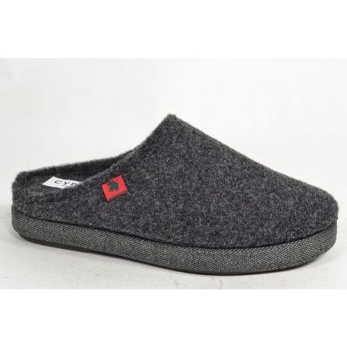 CYPRES Pantoffel Donker Grijs