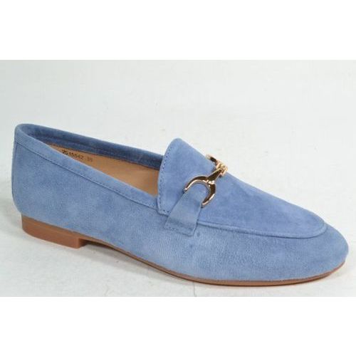 DI LAURO Mocassin Lichtblauw DI LAURO Mocassin Lichtblauw