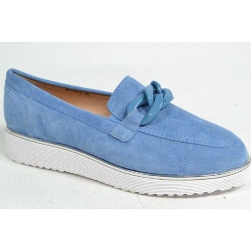 DI LAURO Mocassin Lichtblauw DI LAURO Mocassin Lichtblauw