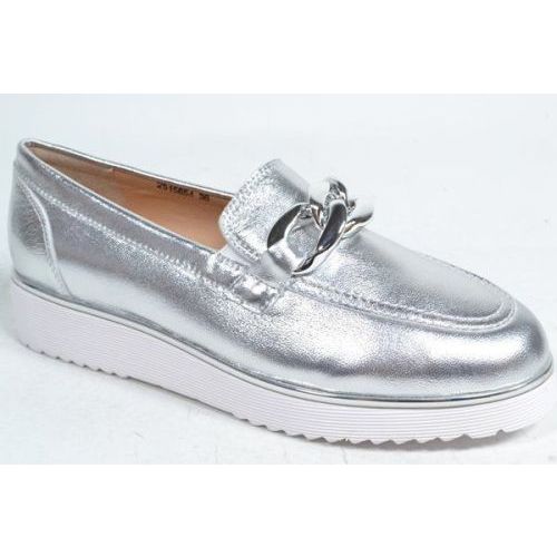 DI LAURO Mocassin Zilver DI LAURO Mocassin Zilver