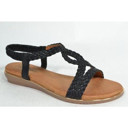 ELLA CRUZ Sandaal Zwart