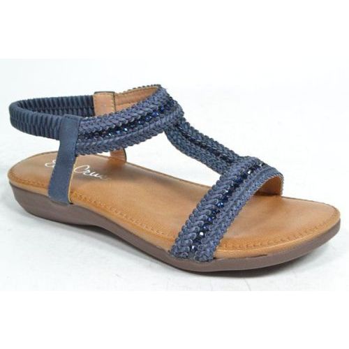 ELLA CRUZ Sandaal Blauw