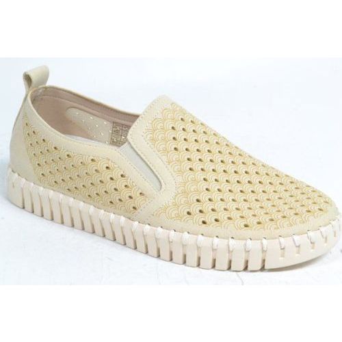 ILSE JACOBSEN Mocassin Crème