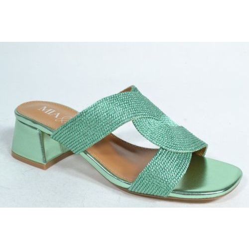 LISA & JO Muil/Slipper Turkoois