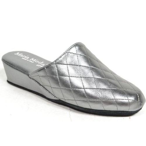 MARIA MODA Muil Sabot Metaalgrijs/CDF