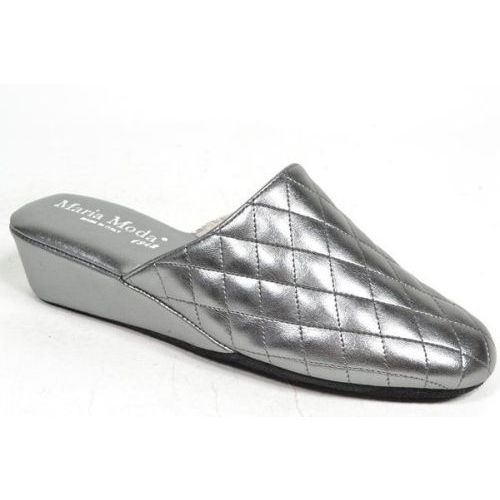 MARIA MODA Muil Sabot Metaalgrijs/CDF
