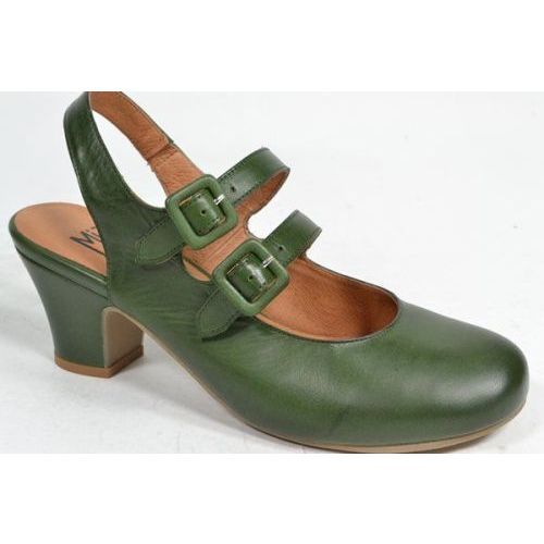 MIZ MOOZ Sling-back Donker Groen