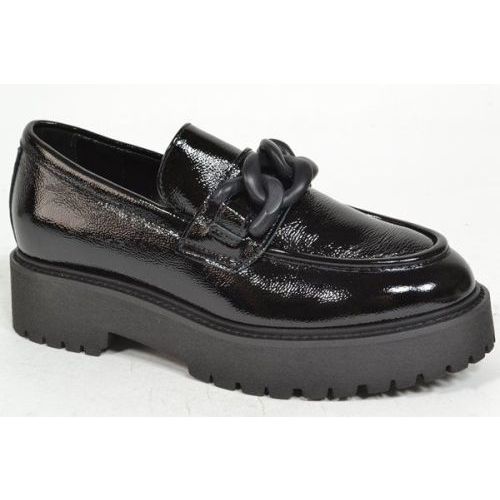 NERO GIARDINI Mocassin Zwart