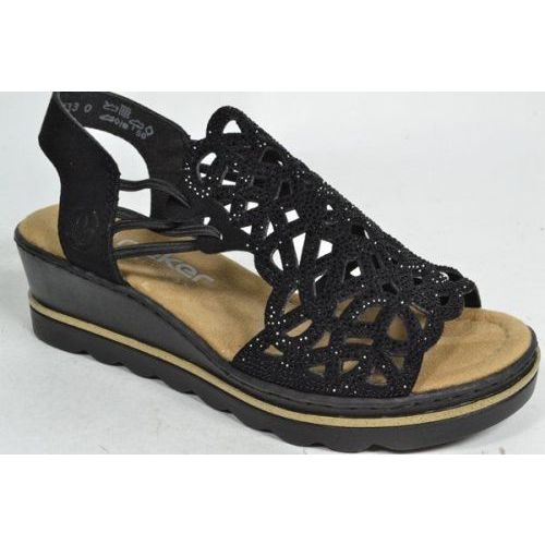 RIEKER Sandaal Zwart