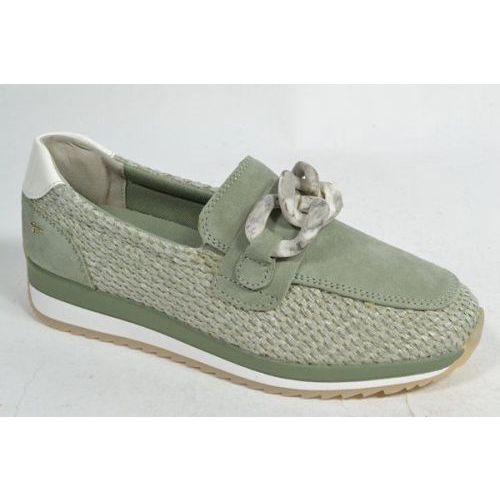TAMARIS Mocassin Donker Groen