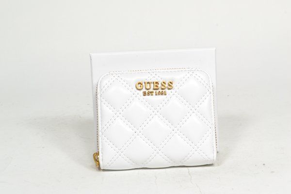 GUESS Portefeuille Wit bijhorigheden (SMALL ZIPAROUND - GIULLY 48370) - West-End